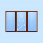 Окна трехстворчатые (любые сочетания) фотография