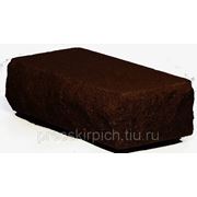 Кирпич фактурный “финский“ скол ложок+тычок “темный шоколад“ фото