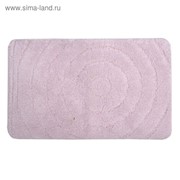 Коврик для ванной «Джулия», 50 х 80 см, цвет розовый фото