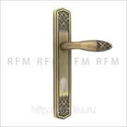 Дверная ручка на планке ZAFFIRA (ЗАФИРА) для замка с английским ключом. Арт. ZAF.PL.Y85.BZY фотография