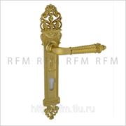 Дверная ручка на планке SILVIA (СИЛЬВИЯ) для замка с английским ключом. Арт. OB113-03A8Y851085.12 C фото