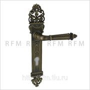 Дверная ручка на планке SILVIA (СИЛЬВИЯ) для замка с английским ключом. Арт.OB113-03A8Y851085.07 CYL фото