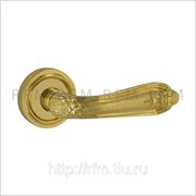 Дверная ручка на круглой розетке LUIGI XV. Арт. 0128-07A8000.12 фото
