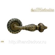 Дверная ручка на розетке Melodia 230 60 мм МАТОВАЯ БРОНЗА, Ручки для межкомнатных дверей Италия