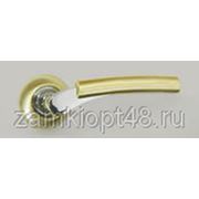Ручка дверная Platinum Z-25 матовое золото/хром фото