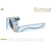 Дверная ручка на квадратной розетке FORME GR190 MONZA “S“ (Итальянская дверная фурнитура) фото