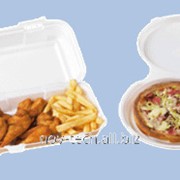 Упаковка для фаст-фуда и пикников из вспененного полистирола фото