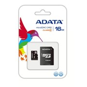 Карта памяти A-DATA 16GB Class4 c адаптеров micro SDHC фото