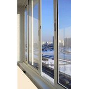 Алюминиевые балконные рамы фото