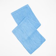 Шарф трикотажный, цвет голубой, размер 23х160 фотография