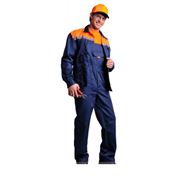 Рабочая одежда Костюм ИТР Авангард цвет темно-синий/оранжевый фото