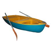 Лодка гребная стеклопластиковая Русалка Ш536-00.000