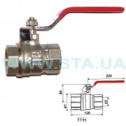 Кран шаровый ТК вода 65мм ВВ ручка фото