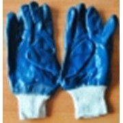 Перчатки нитрилов синие фото