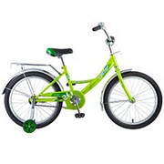 Велосипед NOVATRACK 20“, Vector, зелёный, тормоз нож., крылья и багажник хром..#126768 фотография