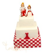 Свадебный торт Королевская семья №277 фото