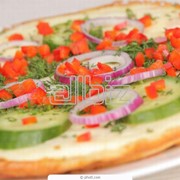 Пицца со слоеного теста фото