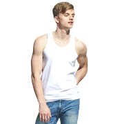 Мужская майка-борцовка StanFitness 42 Белый S/46 фото