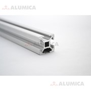 Алюминиевый конструкционный профиль сечением 20x20 без покрытия фото