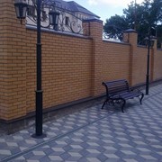 Лавка, скамейка, боковина, боковина чугунная фото