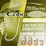 Крючки Cobra MIX серия 7515 размер 012 10 штук фото