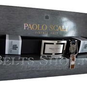 Ремень PAOLO SCALI джинсовый, 33 мм фото