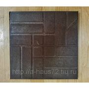 Тротуарная плитка 35mm (Цвет Шоколад) фото