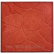 Тротуарная плитка «Тучка» 300×300×30 цвет красный фото