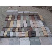 Тротуарная плитка из камня (травертин, мрамор, оникс, гранит и др.) фотография