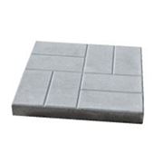 Плитка тротуарная "8 камней" 400x400x50 мм (цвет - серый/цветная)