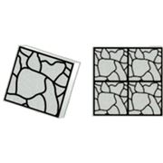 Пластиковые формы для тротуарной плитки Квадрат Тучка (30х30х3 см.) фото