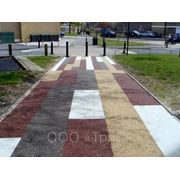 Экотротуар — Водопроницаемые тротуары и садовые дорожки из полимера и каменной крошки фото