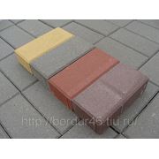 Брусчатка бетонная (красная) 200×100×60 фото