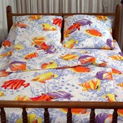 Комплект постельного белья рисунок “Рыбки“ фото