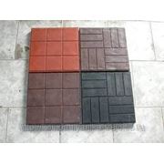Плитка тротуарная "12 камней" 500x500x50 мм армированная (цвет - серый/цветная)