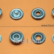 Кнопка трикотажная FB D-9,5 мм- никель Код товара 20612 фото