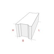 Блоки бетонные для стен подвалов серия Б1.016.1-1 вып. 1.98