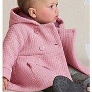 Детское пальто для девочек. На возраст от 9 месяцев до 2 лет. фото
