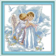 Вышивка крестом Нежные ангелы kidR504 фотография