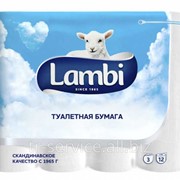 Lambi Туалетная бумага - 12 рул/ уп, 150 л/рул, 3 слоя