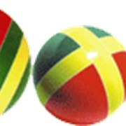 Детский резиновый мяч с цировкой
