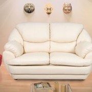 Кожаный диван двойной премиум класса “Марсель» по низким ценам
