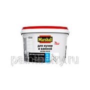 Marshall краска для кухни и ванной 2,5л Матовая краска для стен и потолков во влажных помещениях