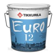 Краска для стен полуматовая "Euro 12" 0,9л