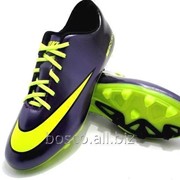Футбольные бутсы Nike Mercurial FG Purple/Volt