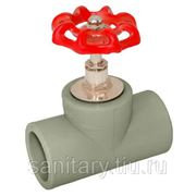 Вентиль полипропиленовый ST P40 40 мм (серый) фото