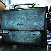 Мужская сумка-портфель CANTLOR 002 26х37см черная