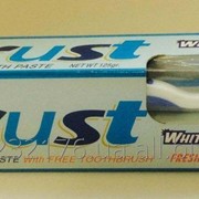 Зубная паста Crust 125гр против кариеса + Зубная щетка фото