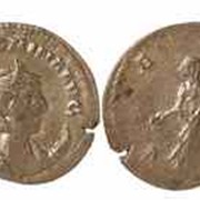 Римская Империя. Салонина, жена Галлиена. Антониниан. 3 век фото
