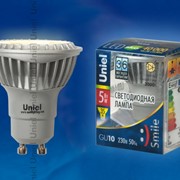 Лампа ALUMINIUM SMILE серия LED-JCDR-5W/WW/GU10/FR ALS01SL фото